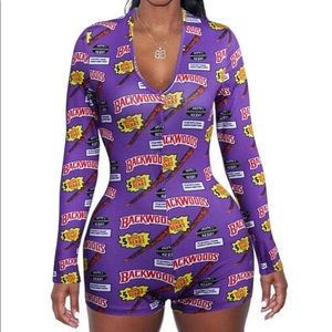 Purple Backwoods Jumpsuit Romper Pajama Onesie